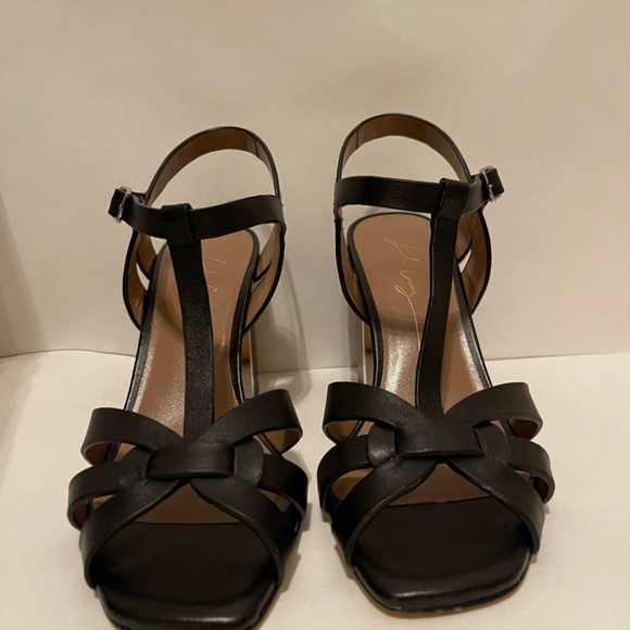 Lola Cruz-Farbe sandal color-black Size 39/ 3 1/4 in. heel. - Picture 2 of 5